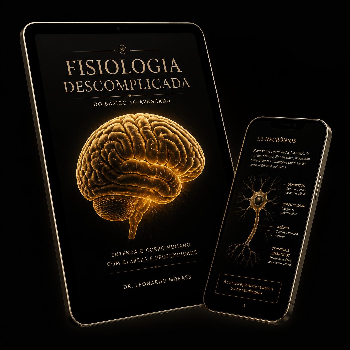 eBook Fisiologia Descomplicada em tablet e celular